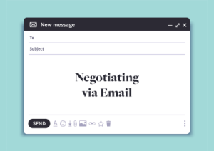 Negotiating Via Email Ebook Cover